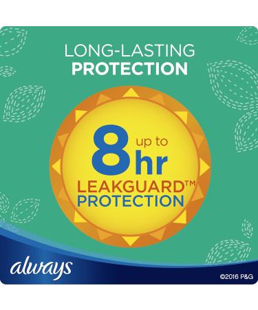 Always Ultra Thin Feminine Pads Size 1 Regular Absorbency with Wings Scented 192 Count Pack of 6 - Buy Online on GoSupps.com