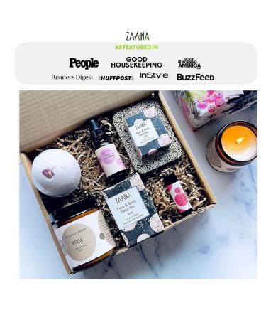 ZAAINA Premium Rose Spa Gift Set for Women - Mother's Day & Birthday Gift - Natural and Clean Luxury Care Package for Relaxation and Pampering - Ideal for Mom, Best Friend, Sister or Wife - Buy Online on GoSupps.com