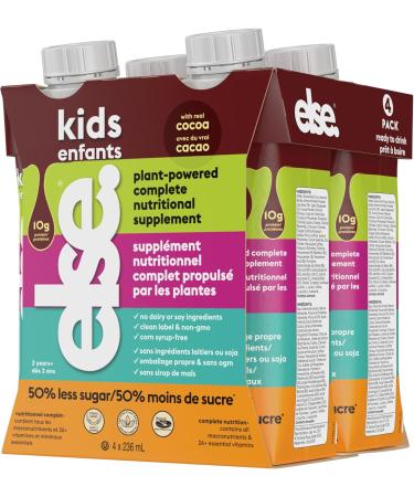 Else Nutrition Plant-Based Toddler Nutritional Supplement Powder Clean Label Purity Certified 12 mo+ 700g 2-Pack with Bonus 8-Pack Kids Ready to Drink (4 Vanilla & 4 Chocolate) Canada - Buy Online on GoSupps.com