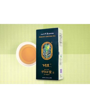 Buy Percent Ashitaba Tea - 40 Tea Bags (1.41 oz) | Herbal Wellness & Antioxidant Benefits - Buy Online on GoSupps.com