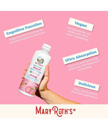 MaryRuth's Organic Women's Liquid Multivitamin - Immune Support & Cognitive Health | 15.22 fl oz - Buy Online on GoSupps.com