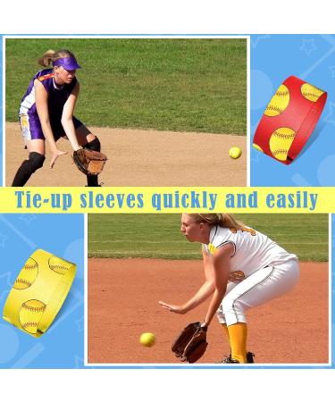 Dingion 4 Pairs Sleeve Holders - Sports Sleeve Straps for Shirts (Softball Style) - 4 Colors - Buy Online on GoSupps.com