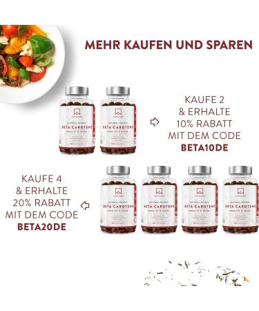 High-Dose Beta Carotene Capsules for Tan | 25 000 IE | Vitamin A & LYC-O-Beta | Radiant Complexion | 180 Softgel Capsules - Buy Online on GoSupps.com