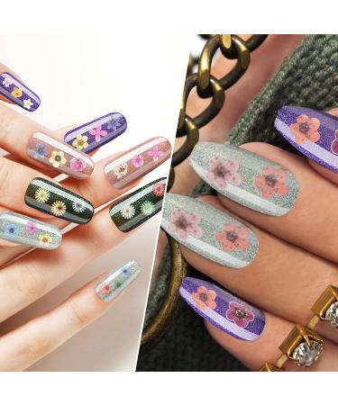 3 Boxes 36 Grids 3D Nail Flowers Stickers Decals Sequins for DIY Nail Art Decoration - Buy Online on GoSupps.com