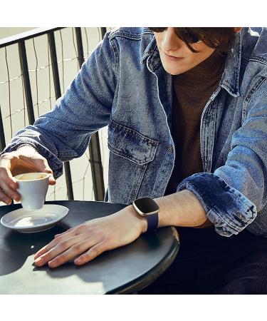 DaQin Soft TPU Sport Replacement Band for Fitbit Versa 3/Sense - Small Black/White/Gray/Plum/Pine Green/Dark Blue - Buy Online on GoSupps.com