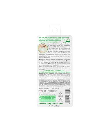 Earth Therapeutics Pure Gel Under-Eye Masks - Aloe Vera - Revitalize & Hydrate - 1 Pair - International Shipping Available - Buy Online on GoSupps.com