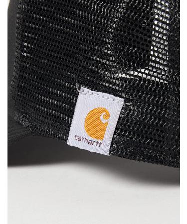 Carhartt Men's Rugged Professional Series Black Canvas Mesh-Back Cap - Buy Online on GoSupps.com