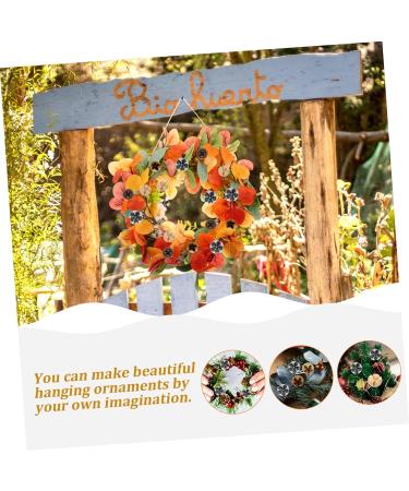 HOMSFOU 105 Pcs Christmas Wreath Decoration Red Berries Pine Needles Holiday Candle Rings Mini Pinecones Bulk Holiday Wreaths Wreath Garland Picks Photo Dried Fruit Christmas Utenciles Assorted Colorx3pcs 2.2x2.2cmx3pcs - Buy Online on GoSupps.com
