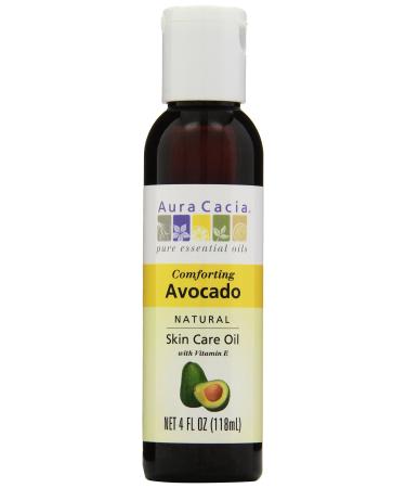 Aura Cacia Avocado Skin Care Oil | GC/MS Tested for Purity | 118ml (4 fl. oz.)