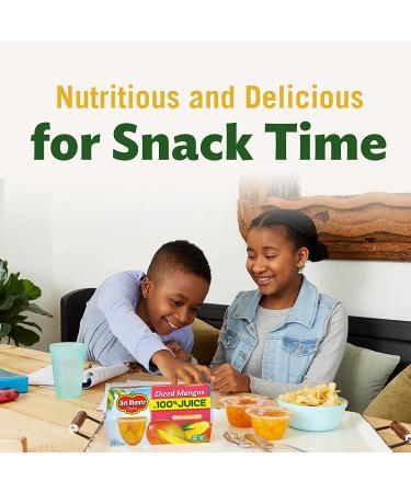 Del Monte Diced Mangos in Juice 4 Oz - Pack of 4 | Fresh and Ready-to-Eat - Buy Online on GoSupps.com