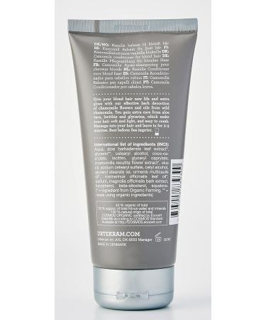 Urtekram Organic Chamomile Conditioner for Blonde Hair - 180 ml | Nourishing Natural Hair Care - Buy Online on GoSupps.com