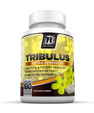 BRI Nutrition Tribulus Terrestris - 180 Count 45% Steroidal Saponins - Highest Purity On The Market - 1500mg Maximum Strength Bulgarian Tribulus - 90 Day Supply