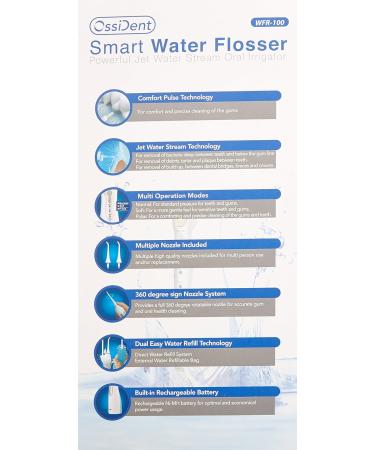 Smart Rechargeable Water Flosser - Best Portable Dental Care for Healthy Gums | International Shipping Available - Buy Online on GoSupps.com