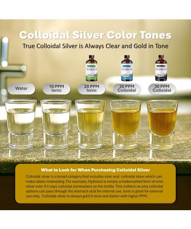 ProSILVER Black Label Pure Colloidal Silver Liquid 30 PPM Maximum Strength for Immune Support Bioactive Vegan Gluten Free GMO Free (16oz Glass Bottle) 16 Fl Oz (Pack of 1) - Buy Online on GoSupps.com