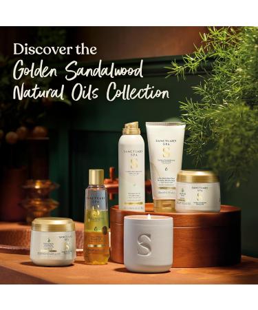 Sanctuary Spa Golden Sandalwood Mousse to Oil Moisturiser 7 Day Moisture With Coconut Oil & Shea Butter Mineral Oil Free Cruelty Free & Vegan 200ml - Buy Online on GoSupps.com