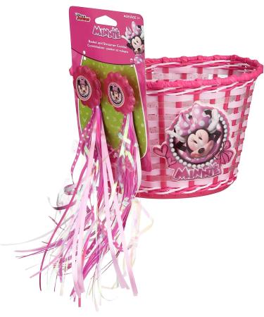 Disney Minnie Mouse Bike Basket & Streamer Combo by Bell - Officially Licensed Accessory - Buy Online on GoSupps.com