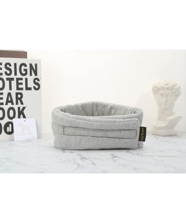 Hygge & Cwtch Full Wrap Sleeping Eye Mask | Heather Gray | Soft Cotton Unisex Blindfold - Buy Online on GoSupps.com