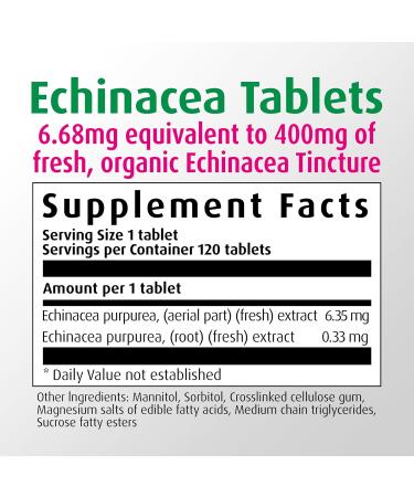 A. Vogel Echinaforce - Packaged Fresh Organic Echinacea Stronger Formula Than Dehydrated - 120 Tablets for Immune Support Supplement - Daily Herbal Immune Health Booster - Easy to Swallow 120 Count (Pack of 1) - Buy Online on GoSupps.com