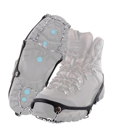 Yaktrax Diamond Grip All-Surface Traction Cleats for Walking on Ice and Snow (1 Pair) Large (Shoe Size: W 10.5+/M 9.5-12.5)