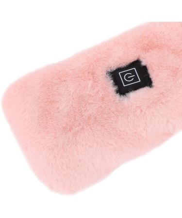 Wooxgehm Heated Scarf | Removable USB Heating Adjustable Neck Scarf - 3 Temperature Plush Scarf for Blood Circulation - Pink - Buy Online on GoSupps.com