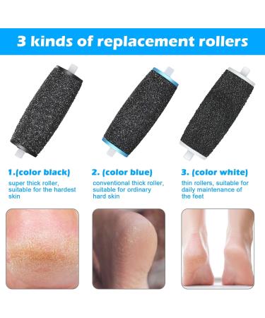 Jorest Replacement Rolls for Scholl Velvet Smooth - 5/10/20 Pieces Pedicure Set | 3 Roughness Types for Effective Corn & Callus Removal - Buy Online on GoSupps.com