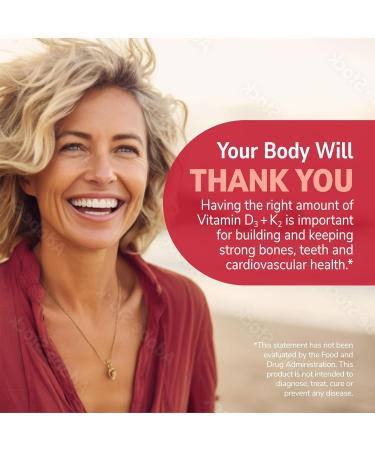 21st Century Vitamin D3 125 mcg + K2 100 mcg, (120 Count), Bone, Teeth & Heart Support, Non-GMO, 2 in 1 Vitamin D3 5000 IU + K2 Formula, Milk, Lactose, Soy, Wheat, & Gluten Free, 120 Serv - Buy Online on GoSupps.com