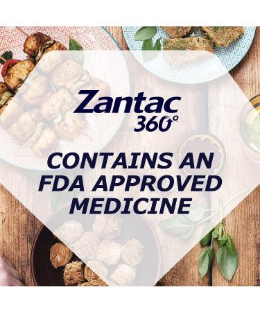 Zantac 20mg Digestive Health Tablets - 90ct | Fast-Acting Relief | Heartburn & Acid Indigestion Support - Buy Online on GoSupps.com