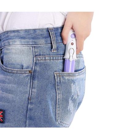 Buy Hair Smoothing Iron & Mini Cartoon Curling Stick - Dual Purpose Electric Curling Rod with UV Light - Violet Euro Standard - Buy Online on GoSupps.com