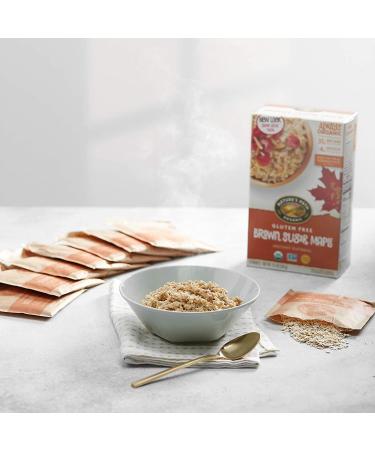 Nature's Path Organic Gluten Free Brown Sugar Maple Instant Oatmeal - 48 Packets (Pack of 6) | Non-GMO, 31g Whole Grains, 4g Plant Based Protein | 11.3 Ounce Brown Sugar Maple GF (Pack of 6) - Buy Online on GoSupps.com