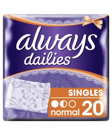 Always Dailies Normal Pantyliners 20 Pack