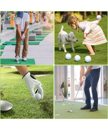 200 Pcs Plastic Practice Golf Balls with Limited Flight for Indoor & Outdoor Training - Includes 2 Mesh Golf Ball Bags | Home Backyard & Driving Range Practice - Buy Online on GoSupps.com