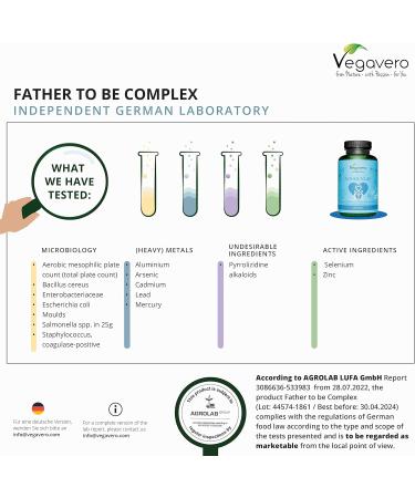 Male Fertility Supplement | Vegavero | 120 Capsules | Conception Vitamins for Men with Maca, Tribulus, Zinc, L-Arginine & More | Vegan - Buy Online on GoSupps.com