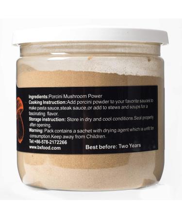 Dried Porcini Mushroom Powder - 5 oz | Vigorous Mountains | Premium Quality - Buy Online on GoSupps.com