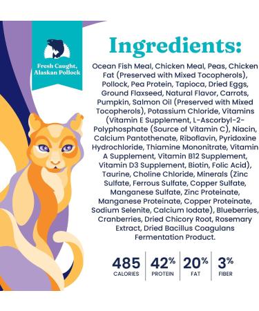 Solid Gold Indigo Moon High Protein Cat Food - Grain & Gluten Free, Digestive Probiotics, Omega 3, Low Carb Superfood Meal - 12lb - Buy Online on GoSupps.com