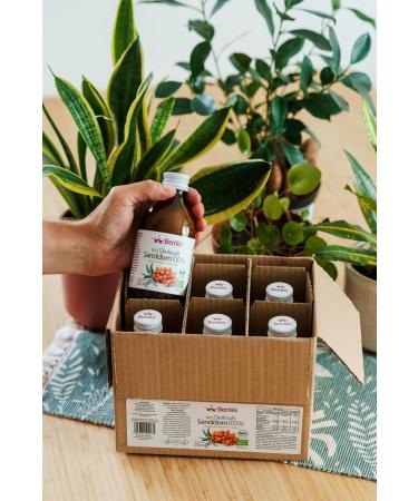 Organic Cold-Pressed Sanddorn Juice - 250ml | Vegan & Preservative-Free | Berries Polska - Buy Online on GoSupps.com