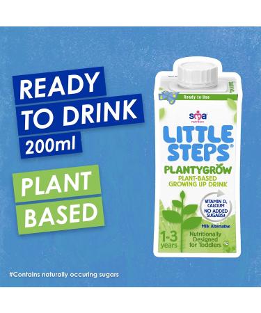SMA Little Steps Plantygrow Plant Based Growing Up Toddler Drink 1-3 Years 1 Litre (Pack of 1) - Buy Online on GoSupps.com