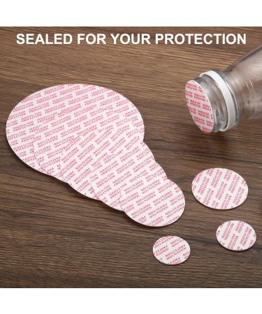PATIKIL 45mm/1.8inch Foam Lid Liner 100Pcs PS Foam Resistant Tamper Pressure Sensitive Seal for Bottle Cap Liners Seals White Red - Buy Online on GoSupps.com