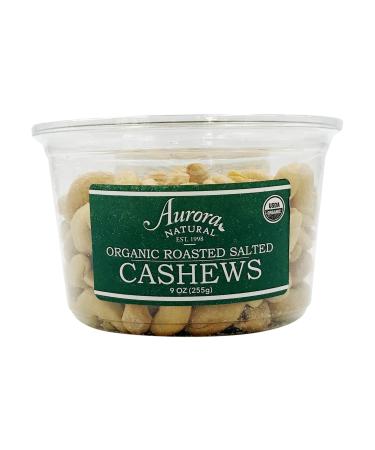 Aurora Products Organic Jumbo Cashews, Roasted & Salted