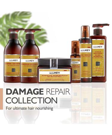 Saryna Key Hair Oil for Damage Repair - African Shea Butter with Keratin & Vitamin E - Frizz Control & Split End Repair Serum, 50ml - Buy Online on GoSupps.com