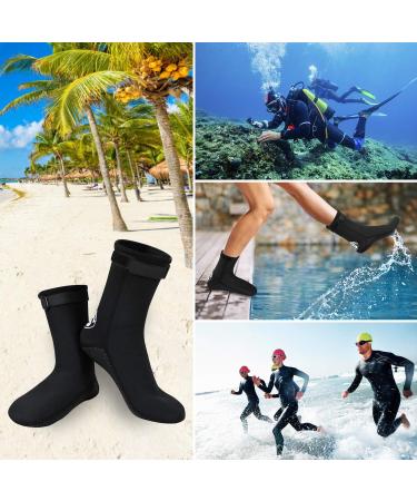 Oumers 3MM Neoprene Diving Wetsuit Socks | Thermal Anti-Slip Beach Socks for Men, Women, and Teenagers | Size L (US Men 8.5-9.5, Women 10-11) - Buy Online on GoSupps.com