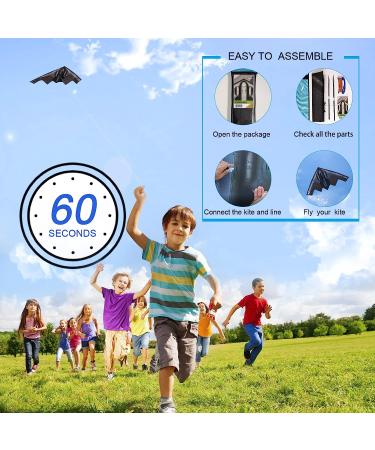 Large Airplane Kite for Adults & Kids - Easy to Assemble & Fly | Includes 300ft Kite String - Ideal for Boys & Girls - Buy Online on GoSupps.com