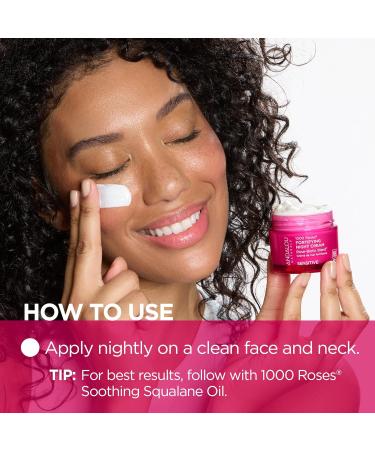 Andalou Naturals 1000 ROSES Fortifying Night Cream - Hydrate & Renew | Best International Shipping - Buy Online on GoSupps.com