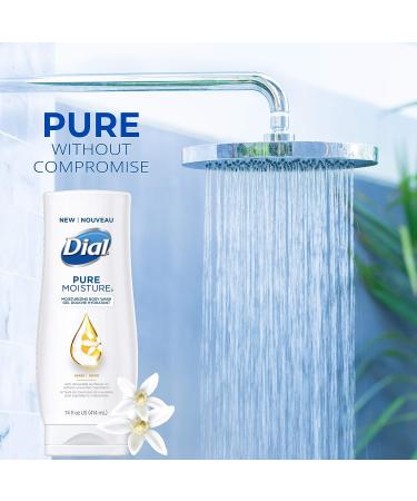 Dial Pure Moisture Body Wash Neroli - 14oz (Pack of 4) | Hydrating Shower Gel - Buy Online on GoSupps.com