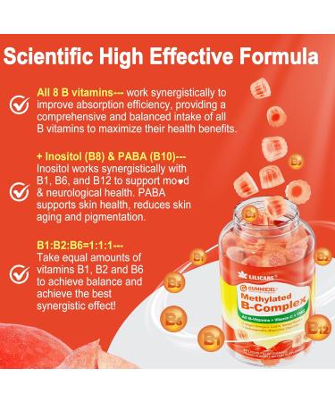 LILICARE Liposomal L-Theanine Gummies & Super Methylated Vitamin B Complex Gummies - Buy Online on GoSupps.com