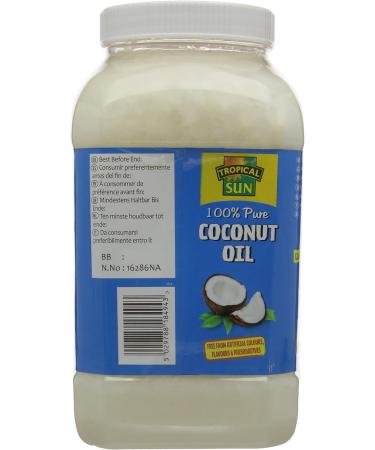 Tropical Sun Coconut Oil 100% Pure 2L - Buy Online on GoSupps.com