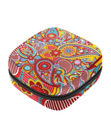 Paisley ladies napkin-storage bag portable period bag for women teenagers girls menstrual cup breastfeeding pillow holder
