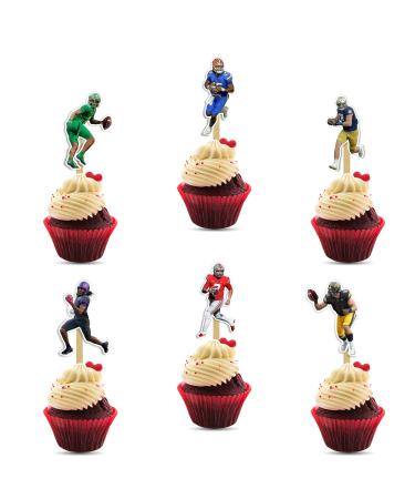 Seyal American Football cupcake topper Seyal American Football Cupcake Topper