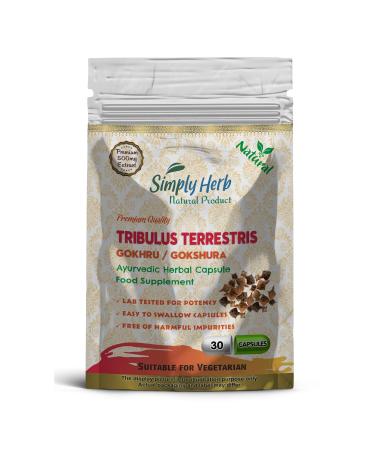 Tribulus Terrestris - Gokhru Capsule (30 Capsules) 30 count (Pack of 1)