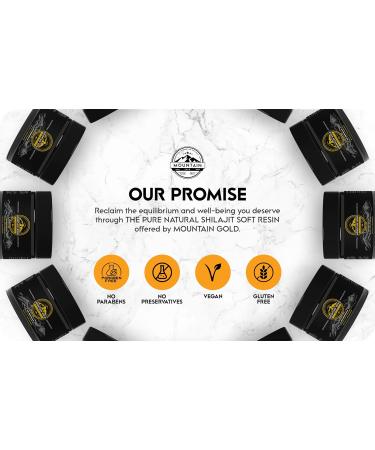 Shilajit Resin Mountain Gold Shilajit Natural Himalayan Shilajit 60g Total - 100% Pure Shilajit Rich in Humic & Fulvic Acid Immunes System Booster Shilajit Pure Vegan - 2 Pack 50 Grams - Buy Online on GoSupps.com