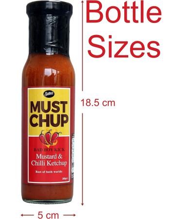 Must Chup Ketchup 8x Bottle Chilli Lovers Bundle 4x Big Kick and 4x Bad Boy Kick - Buy Online on GoSupps.com